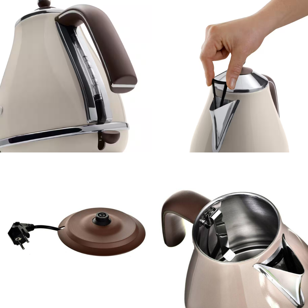 Ấm siêu tốc De'Longhi Icona Vintage 1,7L nhiều màu