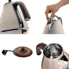 Ấm siêu tốc De'Longhi Icona Vintage 1,7L nhiều màu