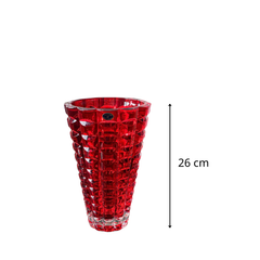 Lọ hoa Millenium 26cm Crystal Bohemia nhiều màu