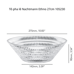 Bát pha lê Nachtmann Ethno 11cm/16,5cm/27cm