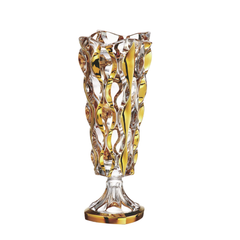 Bình hoa pha lê chân đế Bohemia Samba