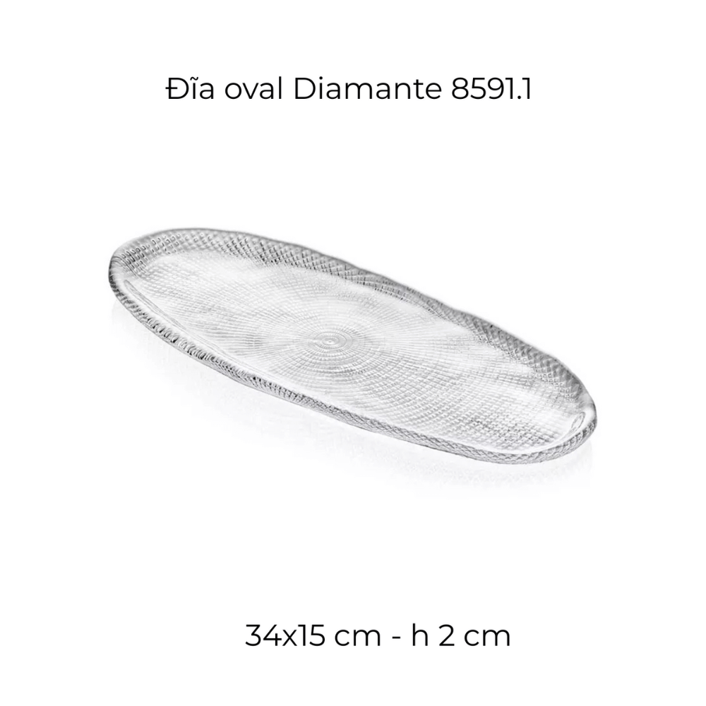 Đĩa oval IVV Diamante, nhiều kích cỡ