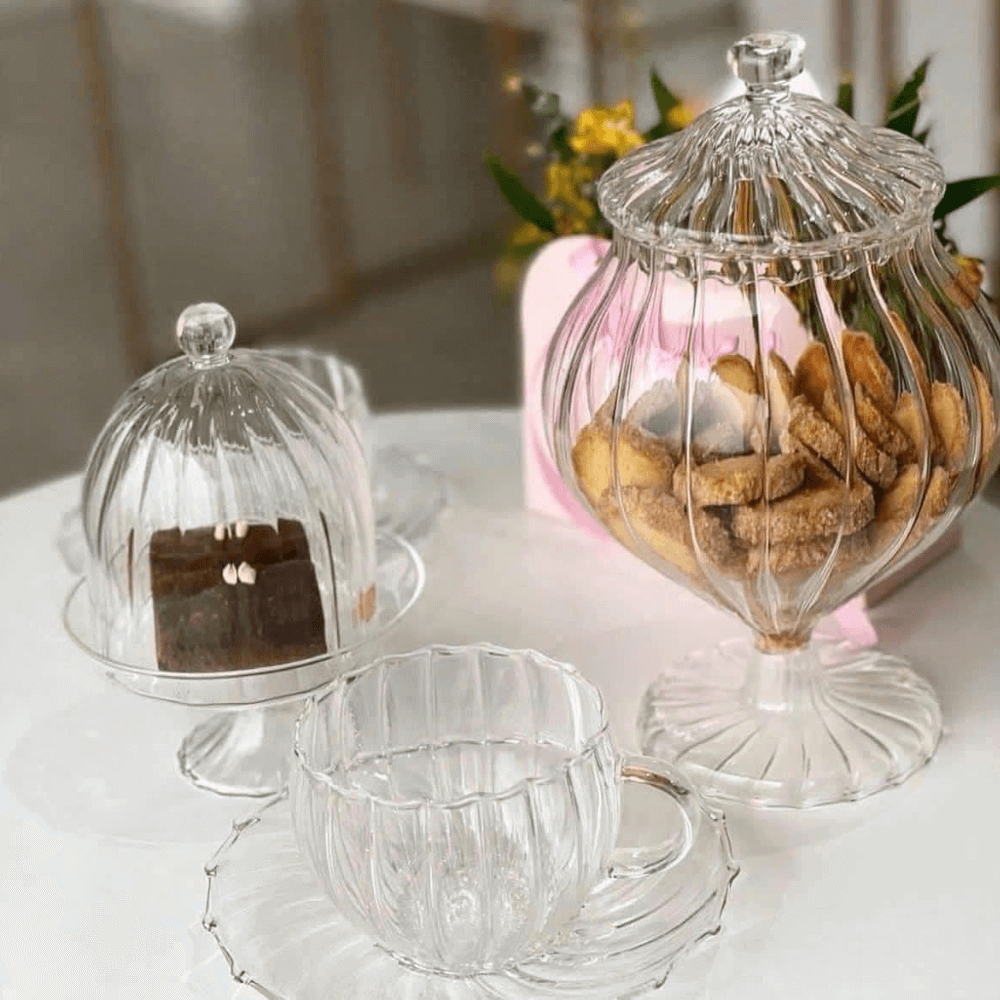 Đĩa chân đế có nắp Sahara 12.5cm IVV 8062.1