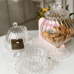 Đĩa chân đế có nắp Sahara 12.5cm IVV 8062.1