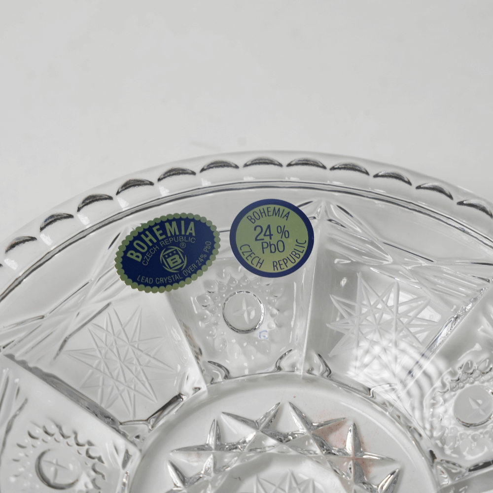 Set 6 tách trà kèm đĩa M57 Crystal Bohemia