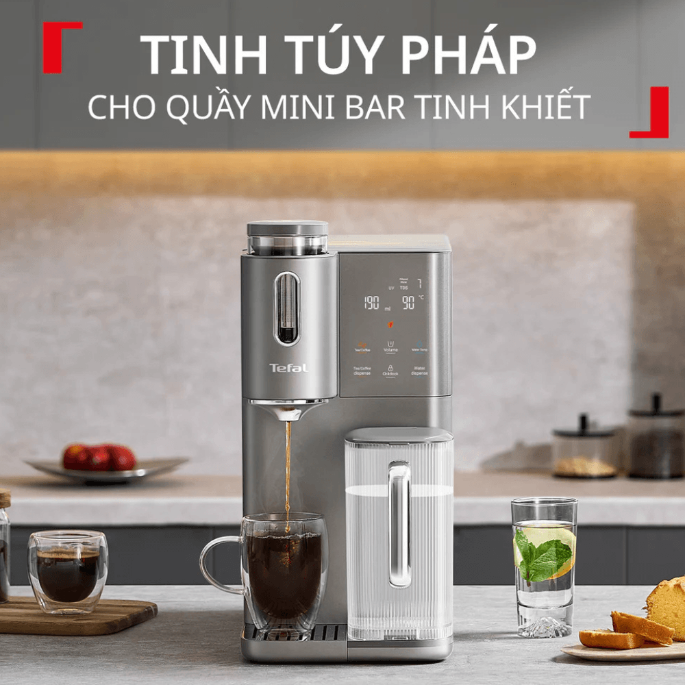 Máy lọc nước đa năng TEFAL Pure Water Plus (có pha trà và cà phê)