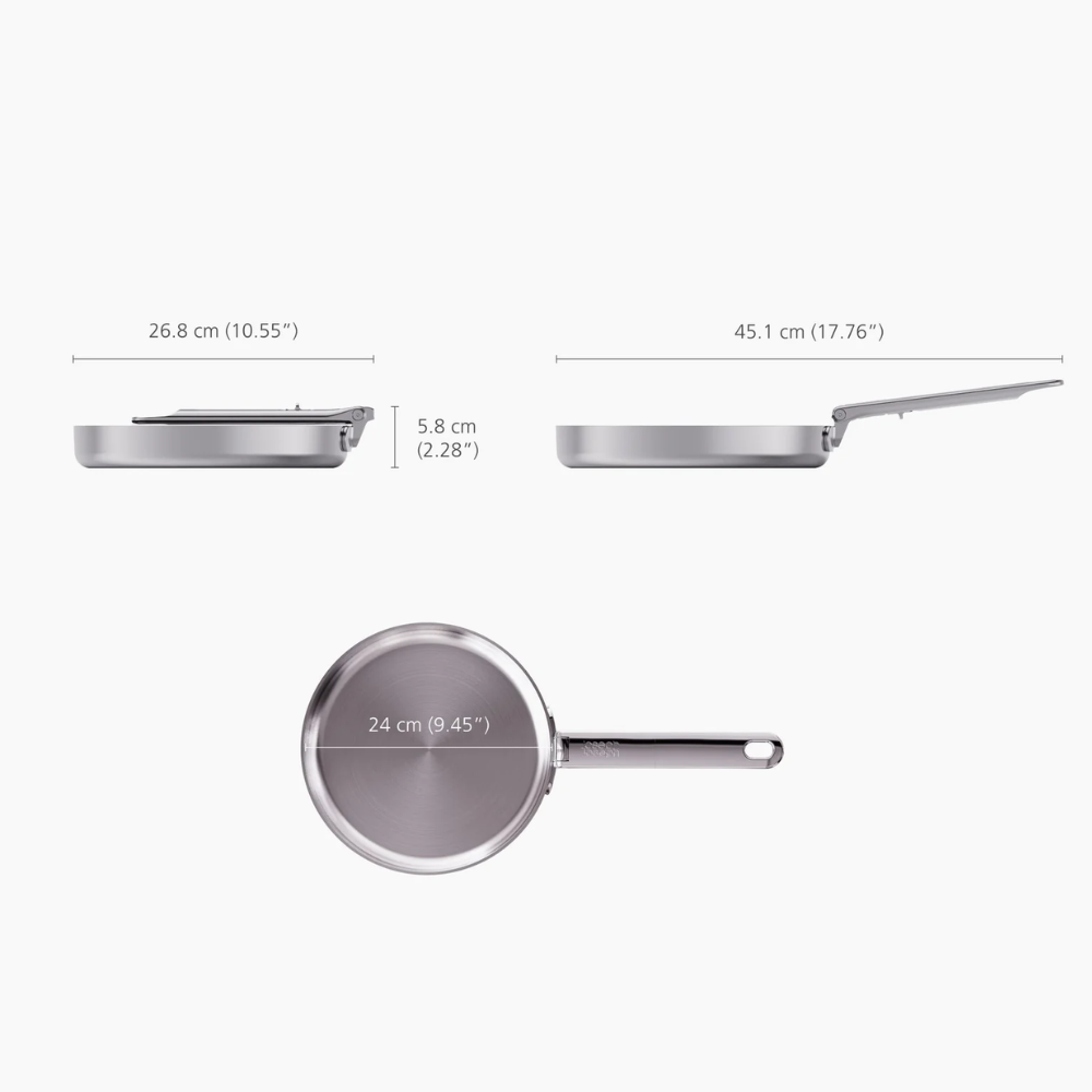 Chảo thép Inox Joseph Joseph Space 24cm 1000025