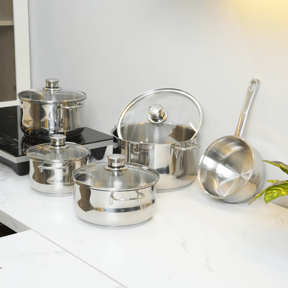 Bộ nồi WMF Diadem Plus 5 món kèm quánh