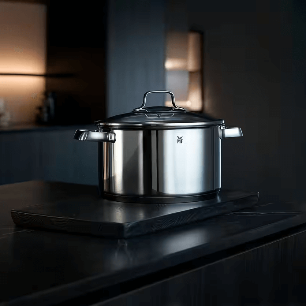 Bộ nồi WMF Belmonte 5 món kèm quánh vung kính