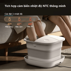 Bồn ngâm chân massage Philips PPM6502 màu trắng