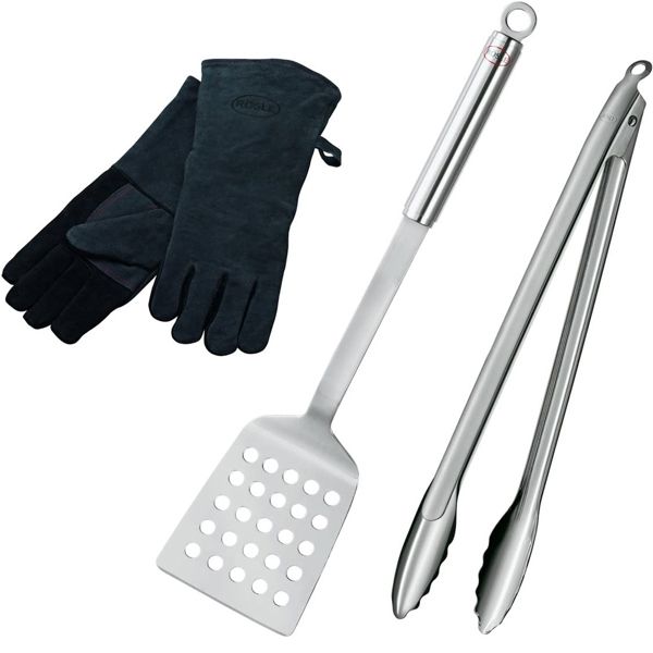 Combo găng tay, xẻng lật, kẹp gắp rösle 25051