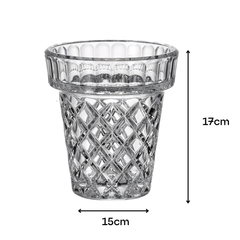 Lọ hoa Diamond Classic Crystal Bohemia