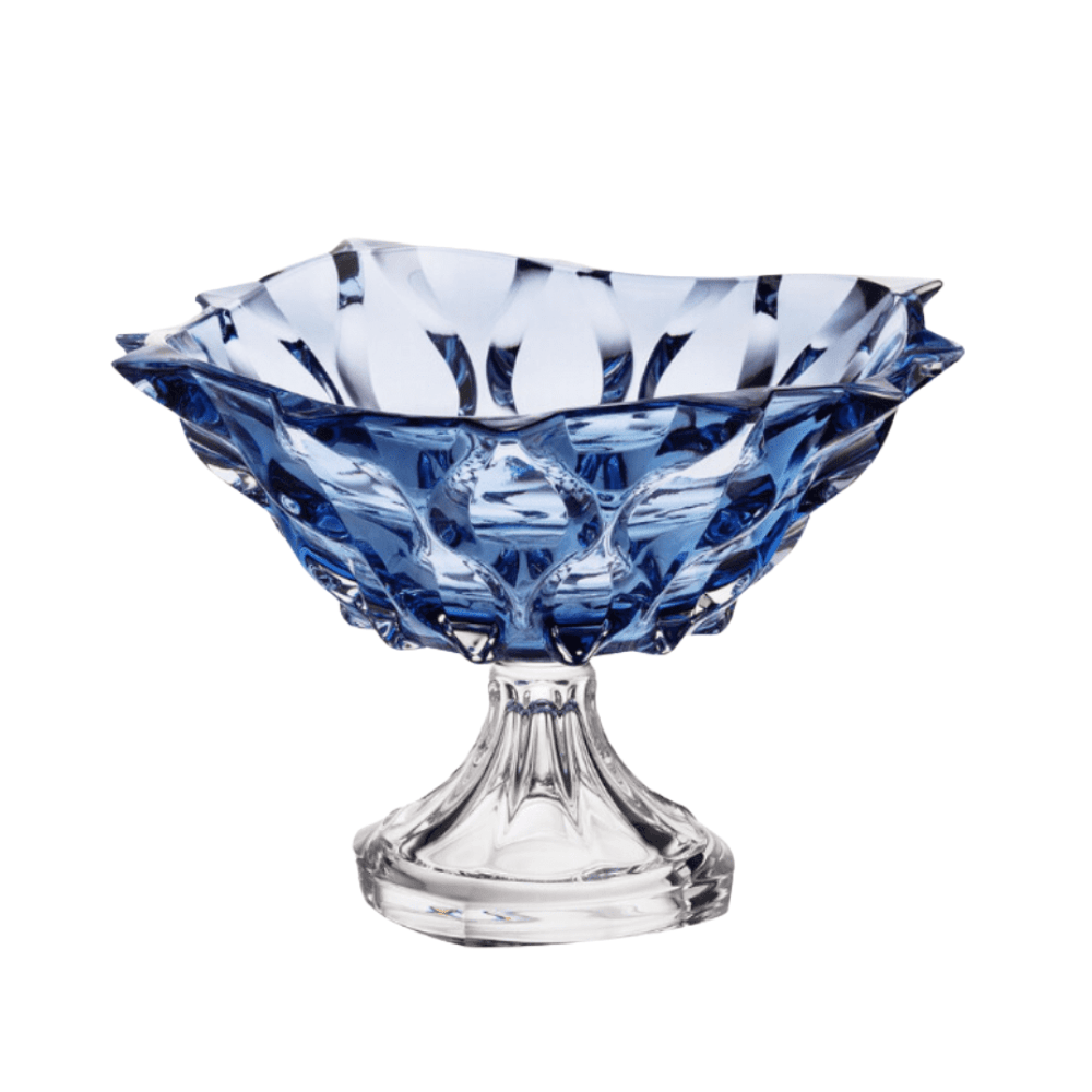 Chân bồng pha lê Bohemia Samba 30,5cm nhiều màu