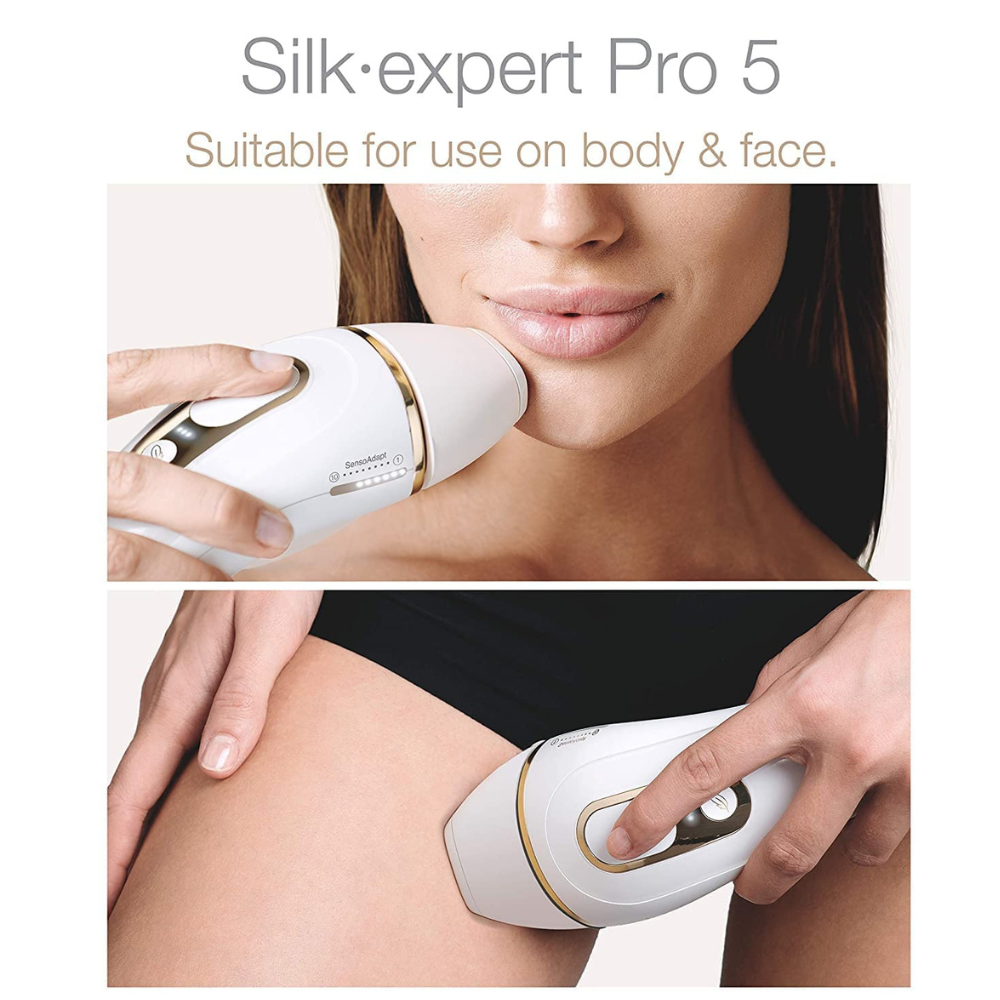 Máy triệt lông BRAUN Silk-expert Pro 5 2 đầu triệt