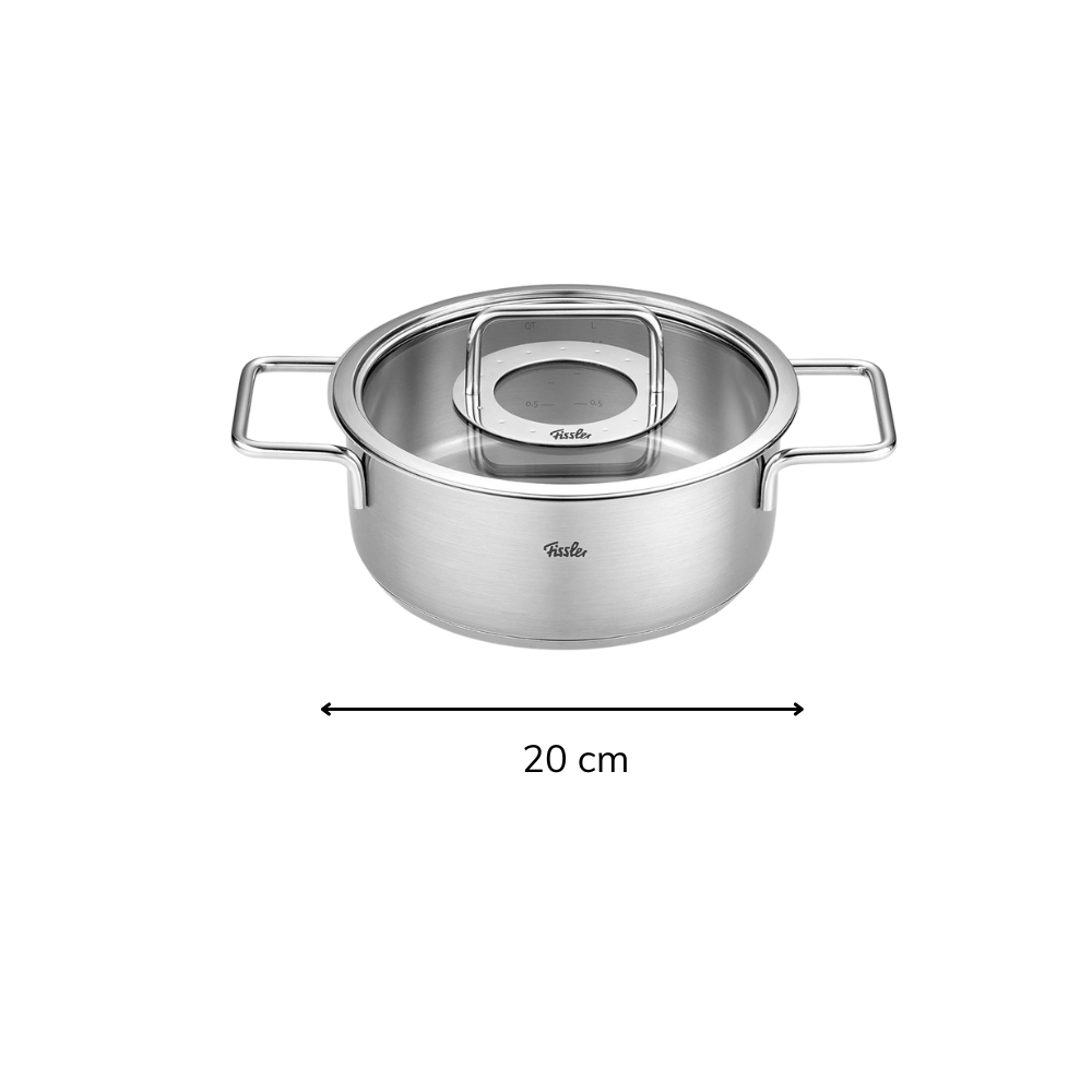 Bộ nồi Fissler Pure Collection 4 món vung kính made in Germany