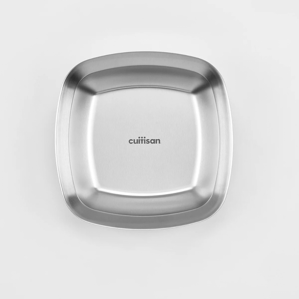 Bộ 3 đĩa chữ nhật inox cao cấp Cuitisan (EC11-021S3)