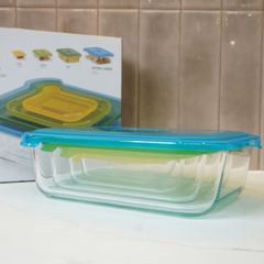 Set 4 hộp thủy tinh đựng thực phẩm Joseph Joseph 81060