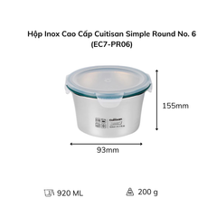 Hộp Inox Cao Cấp Cuitisan Simple nhiều dung tích