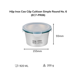 Hộp Inox Cao Cấp Cuitisan Simple nhiều dung tích