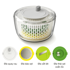 Rổ quay rau salat Joseph Joseph Duo Multi-Prep