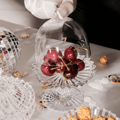 Đĩa chân đế có nắp Rogaska Windsor 12cm