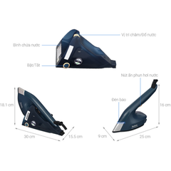 Bàn là hơi nước đa năng Tefal 2in1 Duo Power JF4032E0 1850W