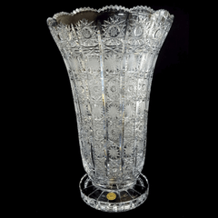 Bình hoa pha lê chân đế Bohemia M57