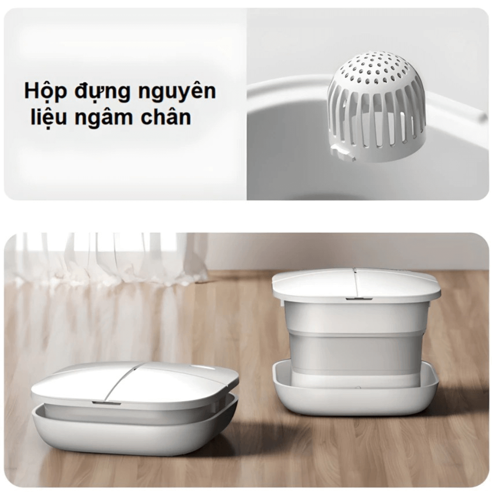 Bồn ngâm chân massage Philips PPM6502 màu trắng