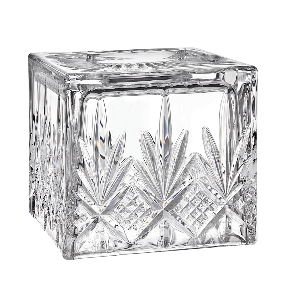 Hộp đựng khăn giấy pha lê Godinger Dublin