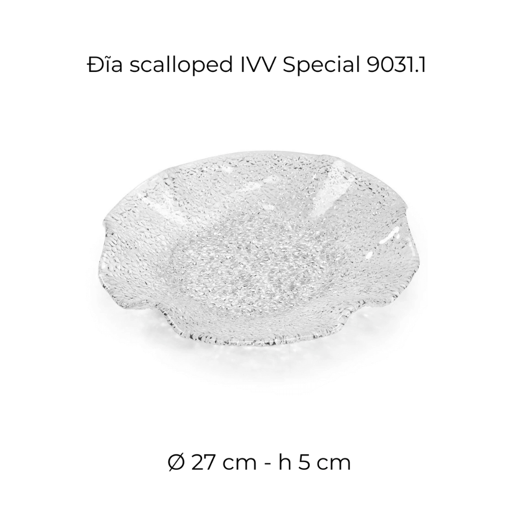 Đĩa scalloped IVV Special nhiều màu, nhiều kích cỡ