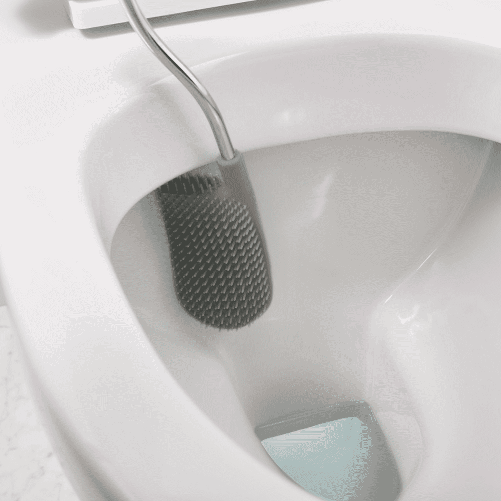 Cọ toilet silicone chống nhỏ giọt Joseph Joseph Flex Lite Steel 70561