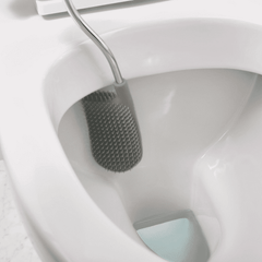 Cọ toilet silicone chống nhỏ giọt Joseph Joseph Flex Lite Steel 70561