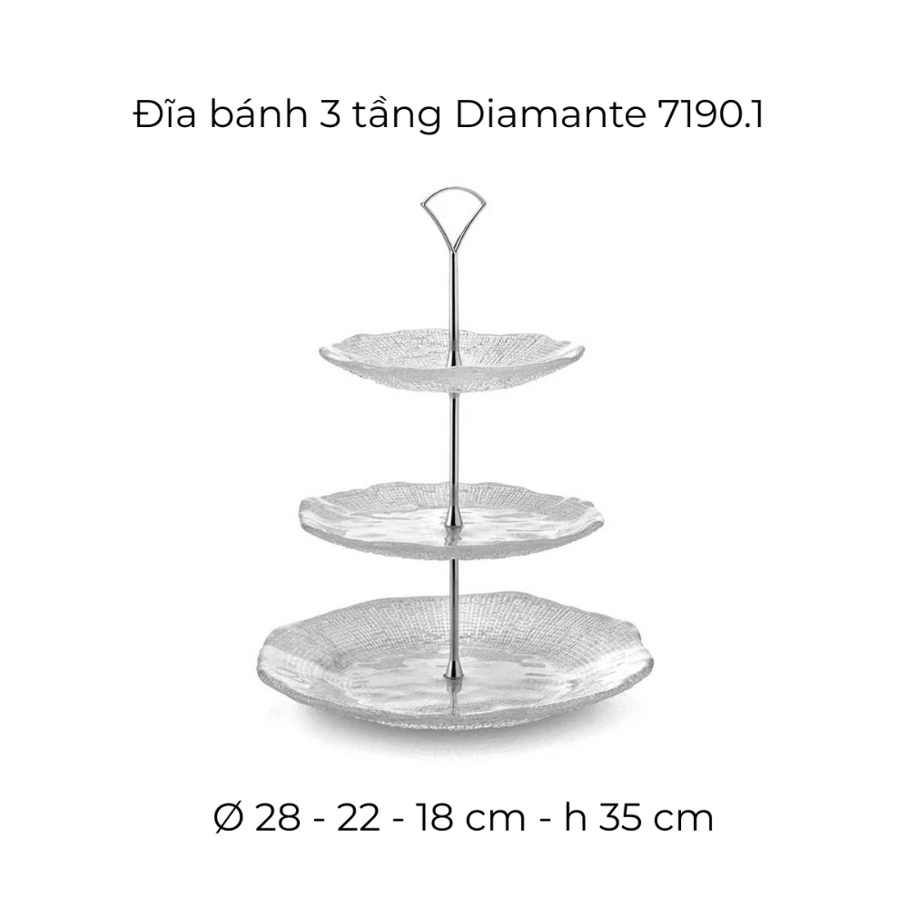 Đĩa bánh IVV Diamante, nhiều kích cỡ