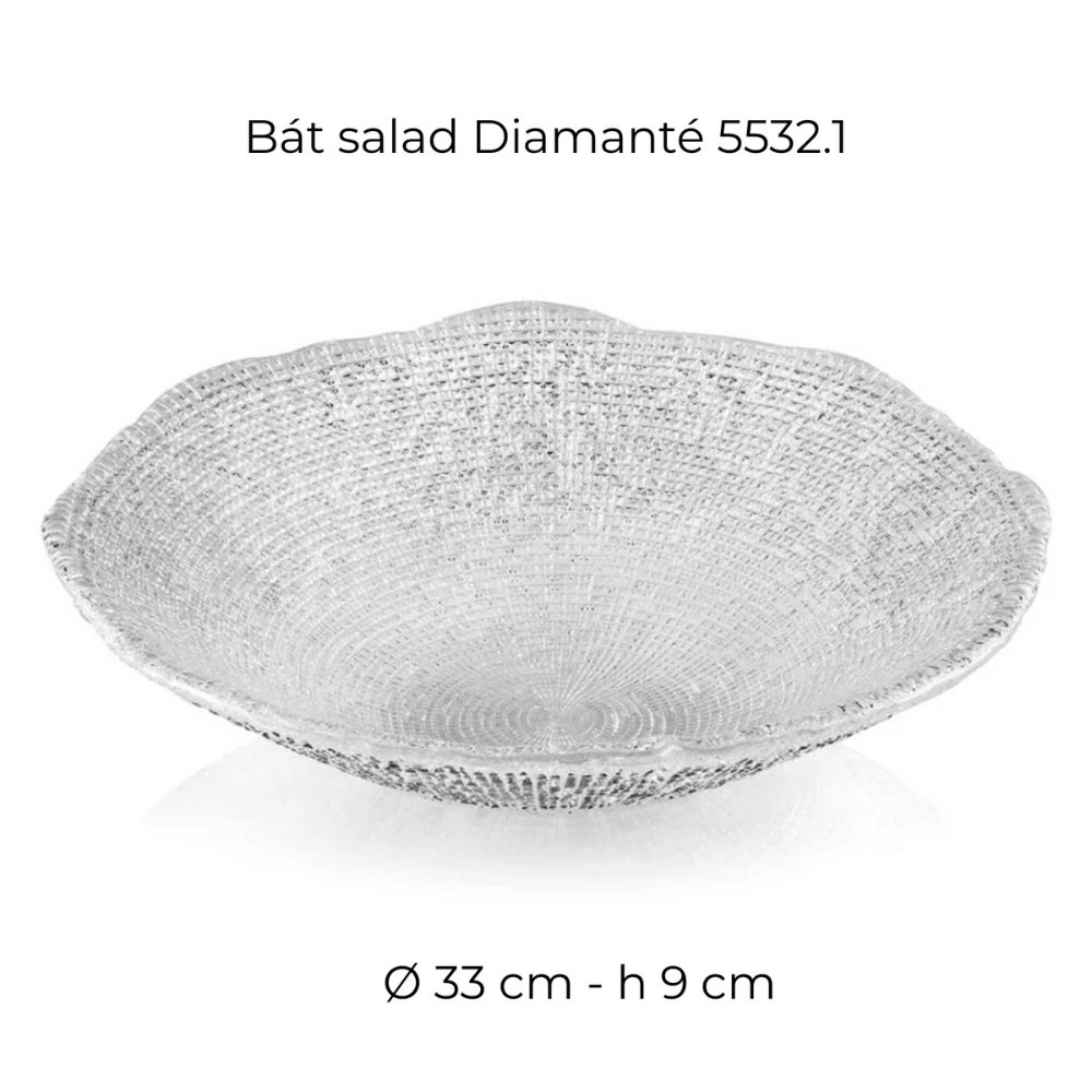 Bát pha lê IVV Diamante, nhiều màu, nhiều kích cỡ