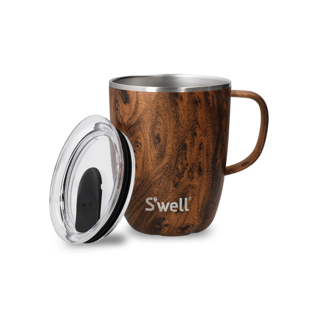 Cốc cách nhiệt S'Well bằng thép không gỉ, có nắp trượt và quai cầm