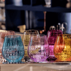 Set 6 cốc Columba màu 380ml Crystal Bohemia