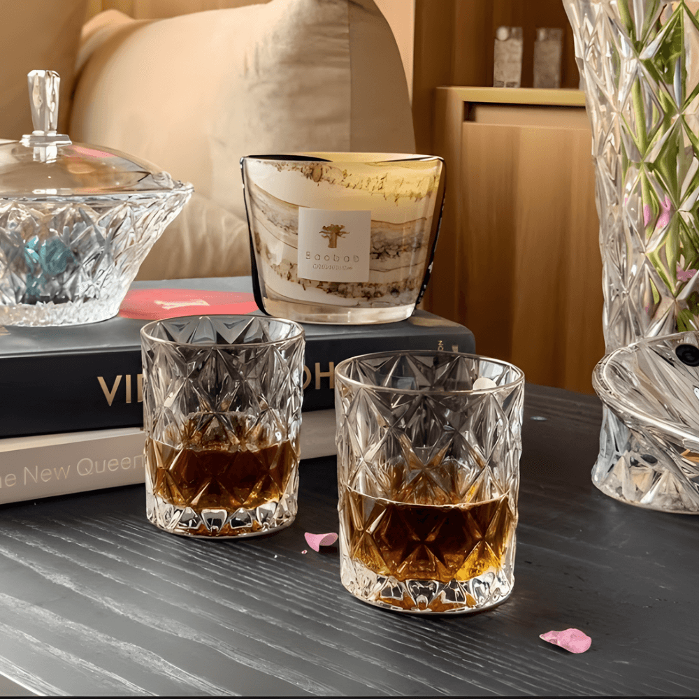 Set 6 cốc thấp Memphis 300ml Crystal Bohemia