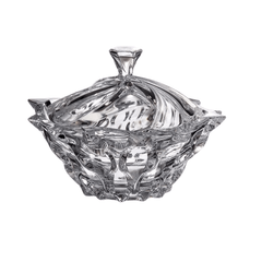 Thố pha lê Bohemia Samba 21cm nhiều màu