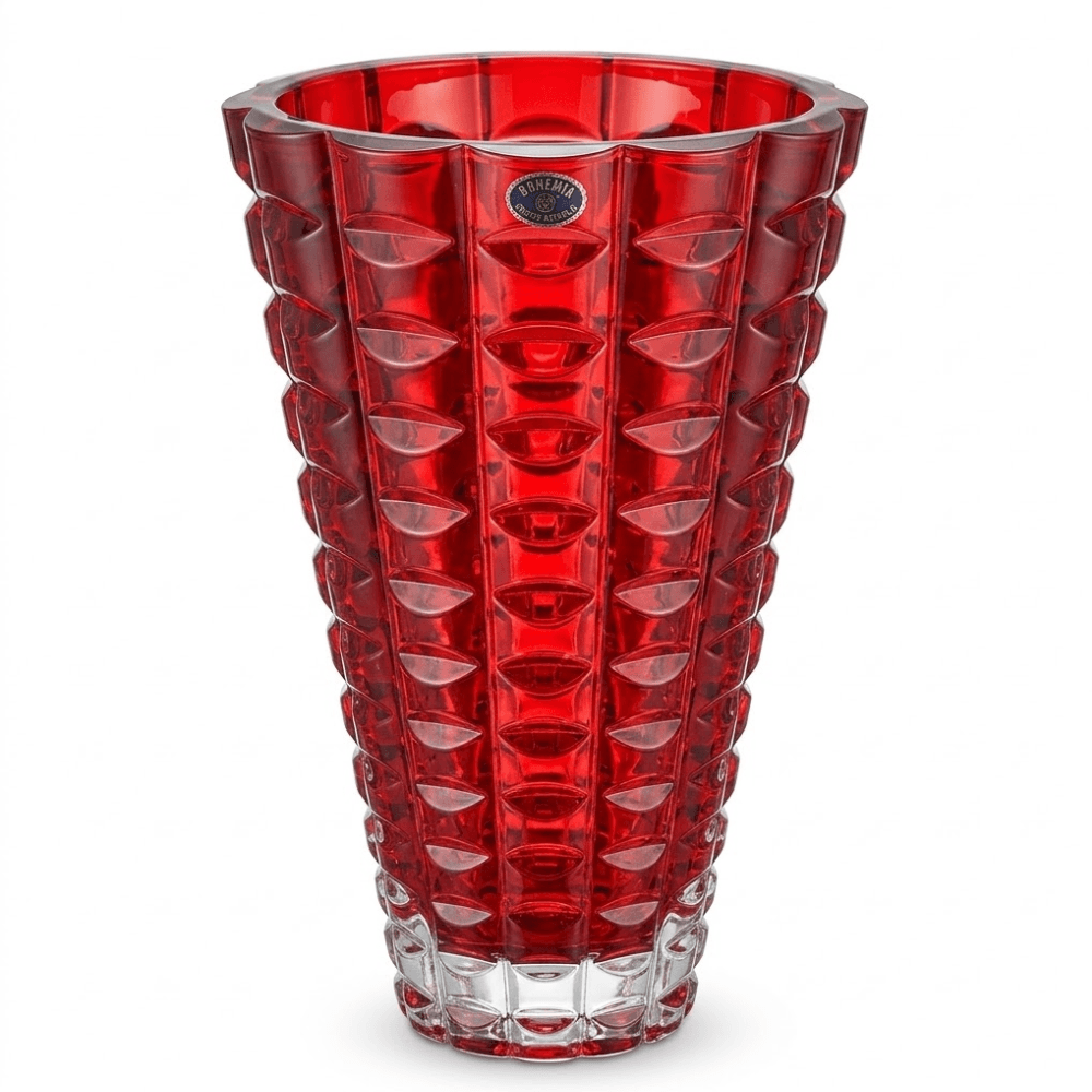 Lọ hoa Millenium 26cm Crystal Bohemia nhiều màu