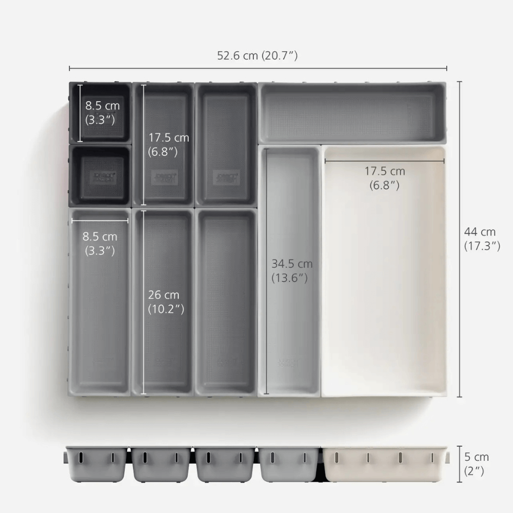Bộ 10 khay chia ngăn kéo đựng đồ Joseph Joseph Blox