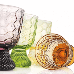 Set 6 cốc kem Vintage Assorted Colors 390ml IVV 7771.1