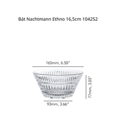 Bát pha lê Nachtmann Ethno 11cm/16,5cm/27cm