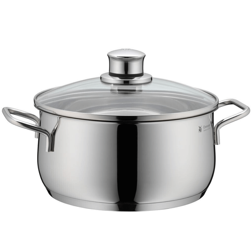 Bộ nồi WMF Diadem Plus 6 món kèm quánh và chảo thép WMF 24/28cm