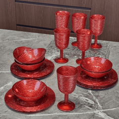 Set 18 món bát, đĩa, ly cao cấp Viola From Germany