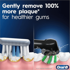 Set 2 bàn chải điện ORAL-B Pro 3 3900 màu đen và hồng