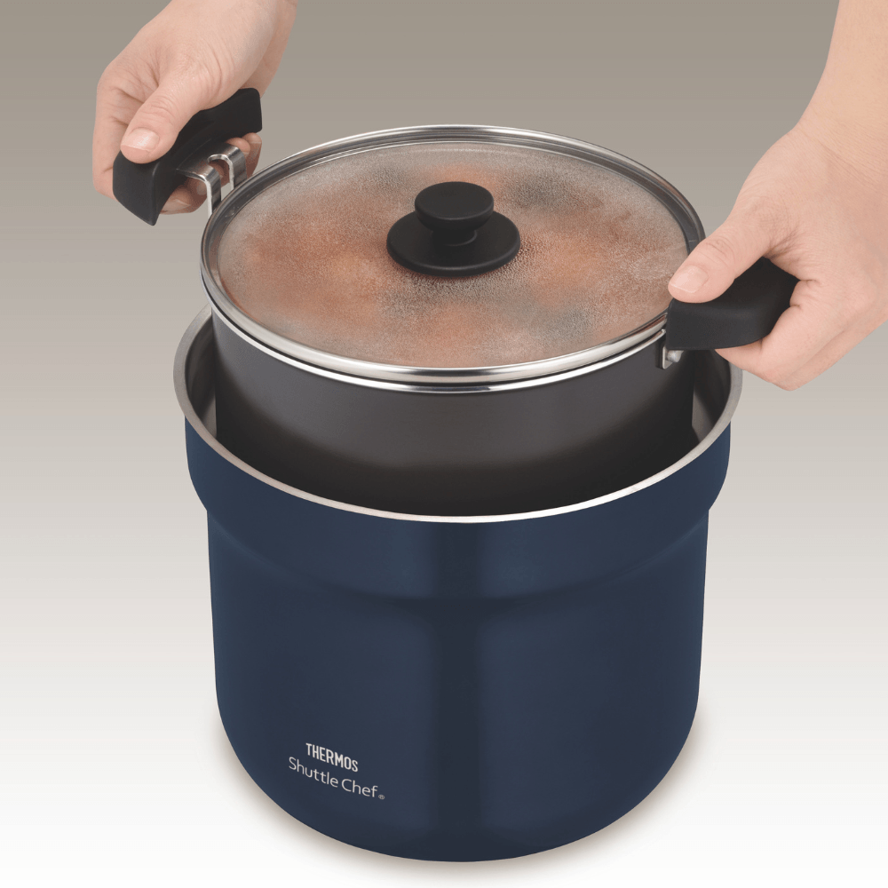 Nồi ủ Thermos KBJ-4502 4.3L màu xanh Navy