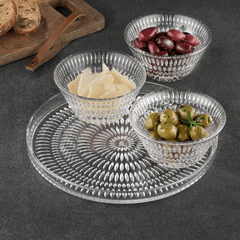 Bộ 2 đĩa pha lê Nachtmann Ethno 105767