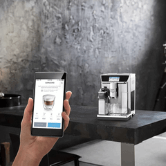 Máy pha cà phê tự động De'Longhi PrimaDonna Elite ECAM 656.75.MS màu bạc