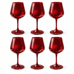 Set 6 ly vang Tyto đỏ 600ml Crystal Bohemia
