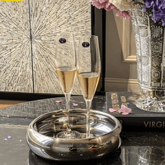 Set 6 ly champagne Loxia 210ml Crystal Bohemia